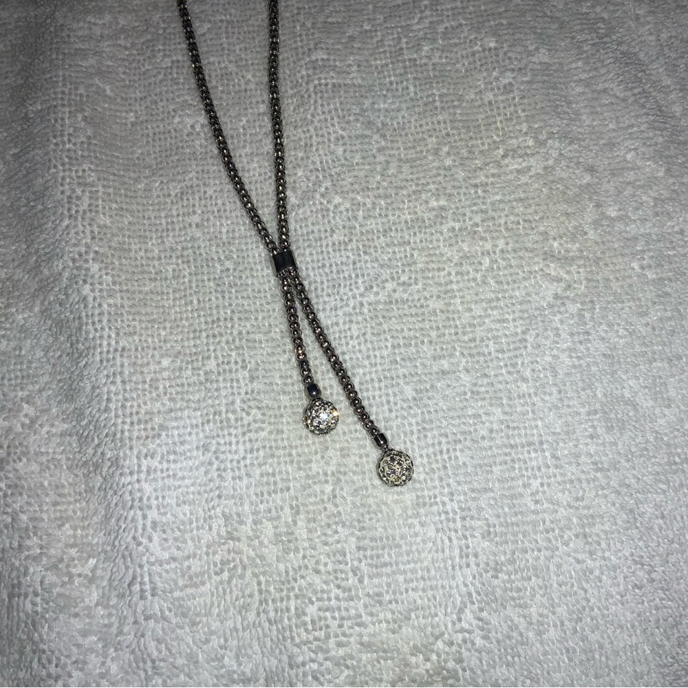 STERLING SILVER/ 925 woman’s necklace.  ITALY. 17in.